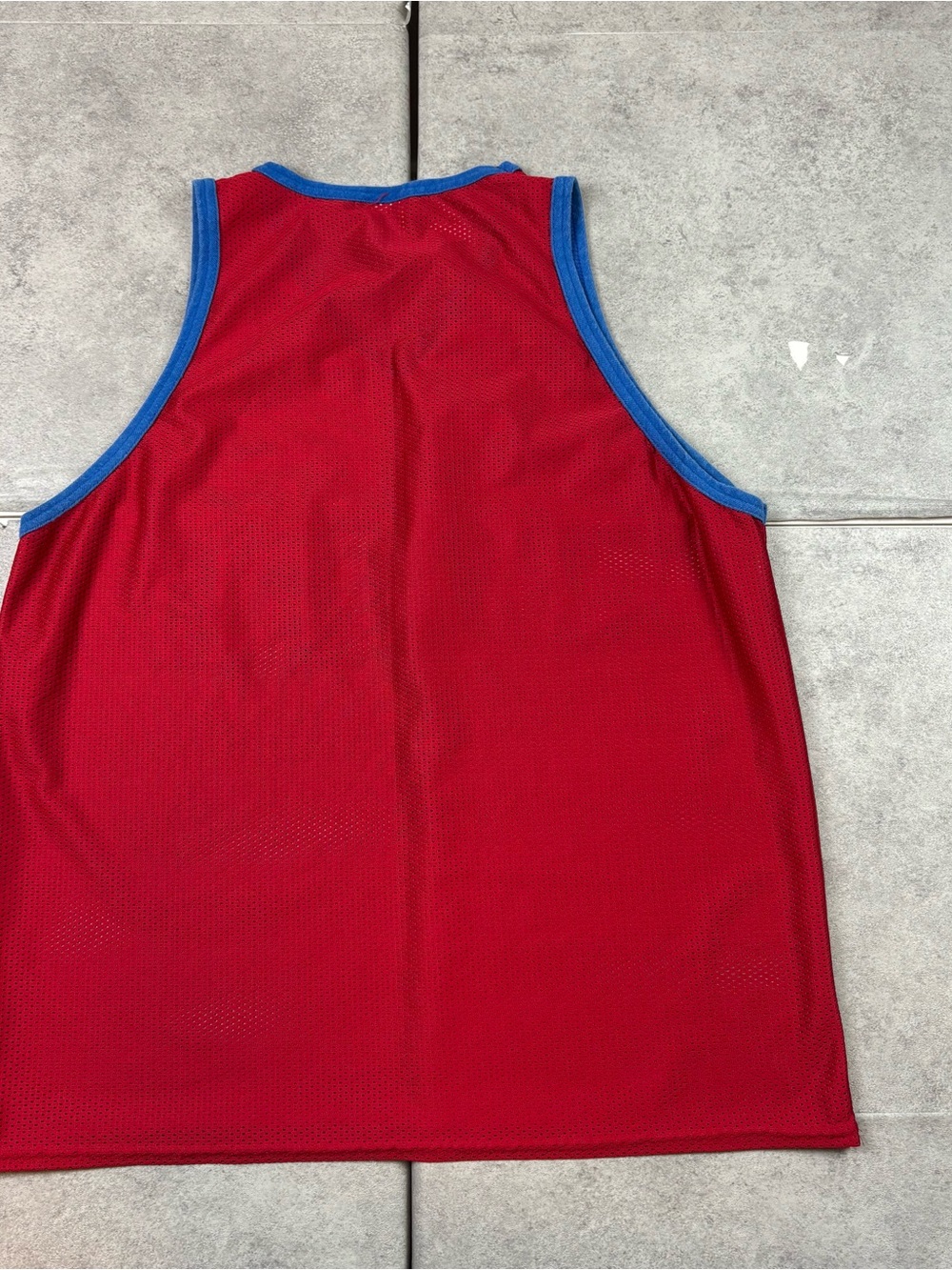 Vintage red with blue trim detroit pistons jersey - Picture 4 of 4